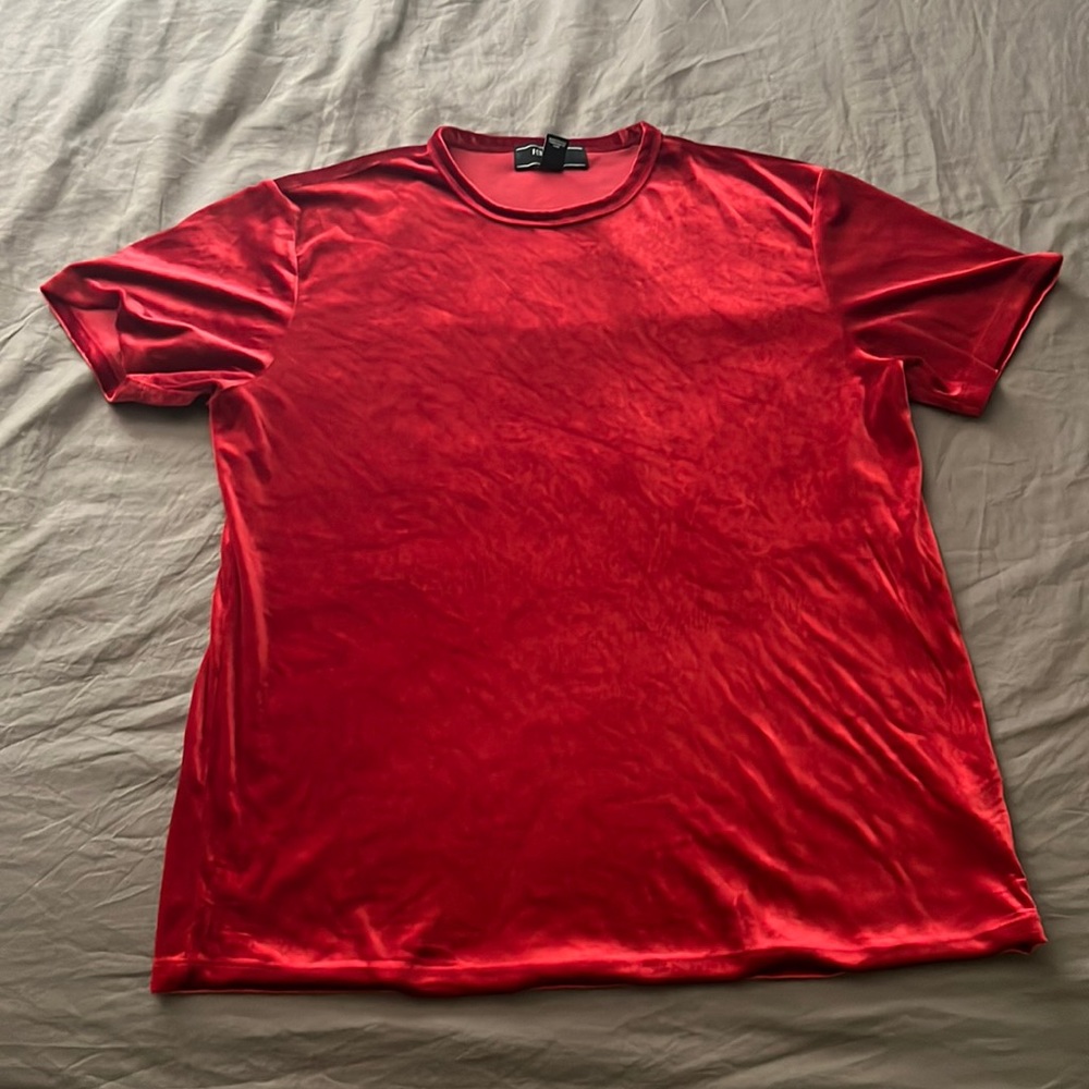 Velvet red shirt
